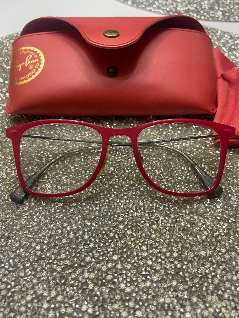 Ray-Ban girls light ray magenta pink prescription eyeglass frames